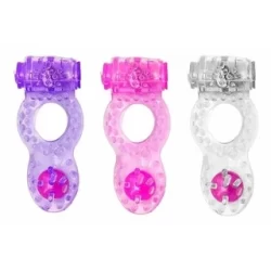 SUPER ANEL Peniano Estimulador Massageador Com Vibrador + PÉROLA - SEX SHOP