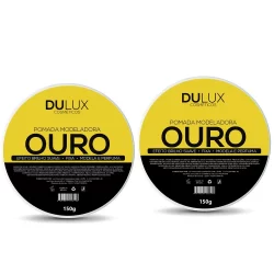 2 Cera Modeladora Ouro 150g Cabelo e Barba Dulux