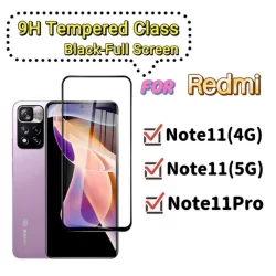 Película Vidro Temperado 3D/9D Xiaomi Redmi Note 11 Pro Not 11 5g Note11 Not11 4G 11s