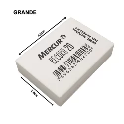 Borracha Branca Record 20 Grande Escolar Unid