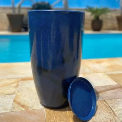 Vaso para planta coluna lisa moderna N1