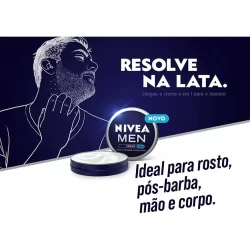 Nivea Men Creme Lata 4 Em 1 Rosto Pós Barba Mãos Corpo
