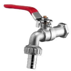 Torneira Esfera 3/4 Polegada c/ Bico para Jardim Quintal Tanque 1/4 de Volta Metal Resistente