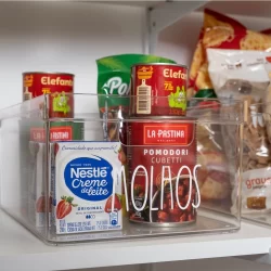 Organizador de Despensa Script Branco - Molhos