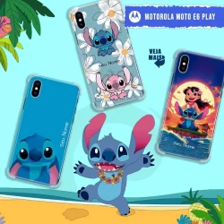 Capa Capinha - Motorola Moto E6 Play - Stitch Personalizada