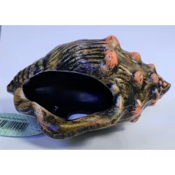 Enfeite Caracol Decorado Para Aquários Ceramica