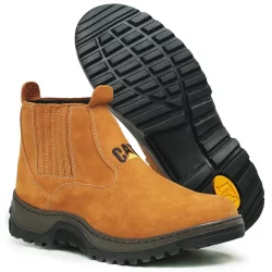 Bota Botina Cat Caterpillar em couro otima qualidade promoção