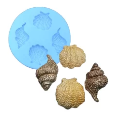 Molde de Silicone - Mini Conchas