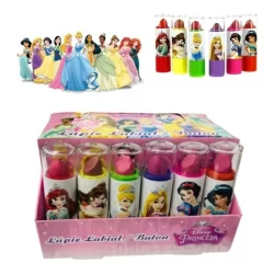 Kit 24 Batom Infantil Gloss Criança Princesa Revenda