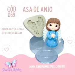 Molde de silicone - Asa de Anjo Cód 069