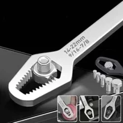 Chave Boca Fixa Aço Universal 8 A 22mm Cabeça Dupla Torx
