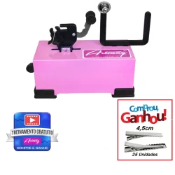 Máquina De Fazer Laço Pet + Bico De Pato 4,5cm Prata