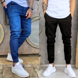 Calças Jogger Premium Lançamento skinny casual academia