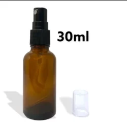Frasco Âmbar 30ml com Tampa Spray.