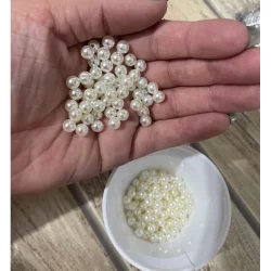 pérola 6 mm 500 ou 1.000 peças