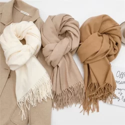Lenço Cachecol Pashmina Echarpe Unissex Versátil Despojado Moda Inverno Com Qualidade Elegante