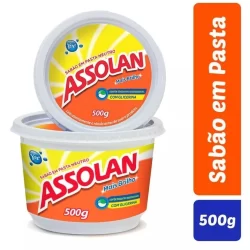 Sabão Em Pasta Com Glicerina Assolan 500g