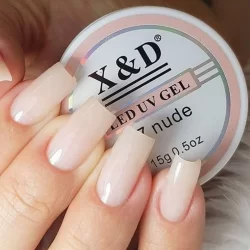 Gel X&d 15g Led Uv Para Unhas Xd Profissional Unha Acrigel Alongamento Xed  Transparente, Pink Nude, Nude Profissional