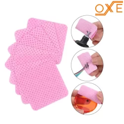 400 Lenços Rosa Para Limpeza De Cola De Cilios