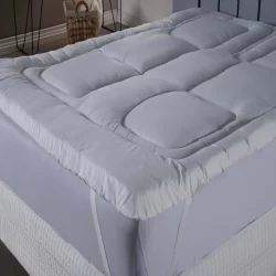 Pillow Top 400 Fios Solteiro, Casal, Queen e King Grosso Ortobom 4cm De Espessura 2500Kg Micropercal