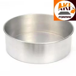 FORMA REDONDA 35X10 ALTA FIXA EM ALUMINIO GROSSO PARA ALTA TEMPERATURA COM NOTA FISCAL