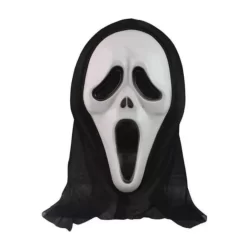 Máscara de Pânico com Capuz Festa Fantasia de Halloween
