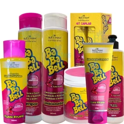 KIT BABABELL TUTTI FRUTTI  de 3 ou 4 ou 5 ou 6 ou 7 ITENS BELL CORPUS CAPILAR HIDRATAÇÃO E MACIEZ