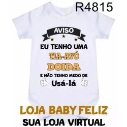 Body Bebê Tia-avó Doida R4815