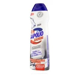 Limpador Cremoso Inox Metais Sapolio Radium Bombril 250Ml