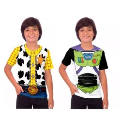 2 Camisa Infantil cosplay masculina 1 a 10 anos