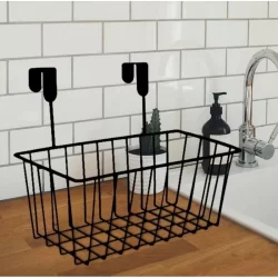 Suporte de Metal Multiuso para Porta com Gancho