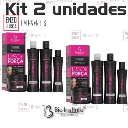 2 Kits Tratamento Capilar Liso com Força Bio Instinto