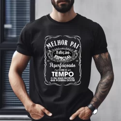 Camiseta Melhor Pai Do Mundo 100% Algodão