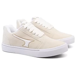 Tênis Masculino Roman RSK5 Skatista Camurça Especial Branco Lançamento