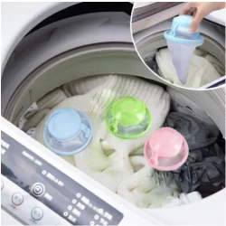 3 Peças Coletor De Pelos Fiapo Reutilizável Máquina De Lavar Roupa
