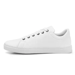 Tenis Masculino Casual Branco Elegante ideal Dia a Dia Trabalho Confortável Linha Premium
