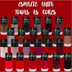 Coleção Completa TODAS AS CORES Esmaltes Cremosos ANITA 10ml - Escolha o seu!