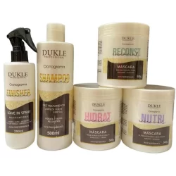 Cronograma Capilar Dukle 5 Passos Reconstrução Hidratação Nutrição Proteção