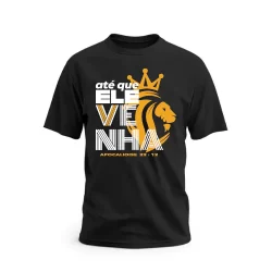 Camiseta Unissex Jovens Unidos por Cristo T-shirt Gospel 100% Algodão Fio 30.1