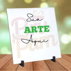 Azulejo- 20x20cm -Personalizado Presente com Frase ou Foto