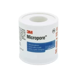 Fita Micropore 3m 50x10m Branca Hipoalergênica