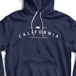 Moletom Masculino Plus Size G1 G2 G3 G4 G5 Canguru Algodão Todas as Cores Personalizado California