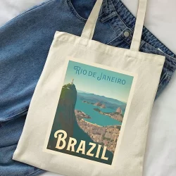 Bolsa Ecologica Ecobag "RIO DE JANEIRO" 100% algodão