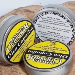 3 UN Pomada óleo Copaíba 20g