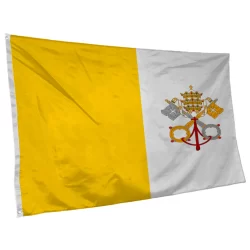 Bandeira do Vaticano 145cm x 90cm da Marca Minha Bandeira - Dupla Face