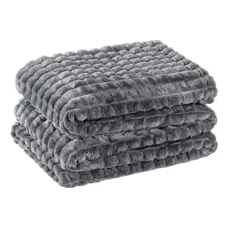 Coberta Cobertor Manta Ultrasoft Willow Aveludada Queen 2,40m X 2,20m