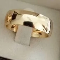 Aliança Moeda Antiga..(unidade)..original 8mm Abaulada Casamento E Noivado