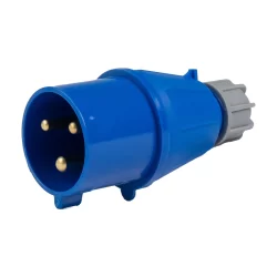 Plug Macho Industrial 2p+t 32a 220-240v Azul