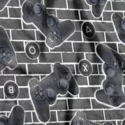 Tnt Estampado Vídeo Games 1,40 Largura Envio Rápido