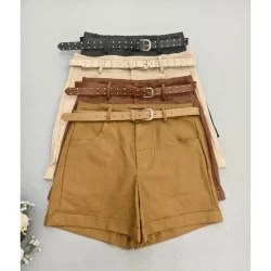 short Resinada importado femininas modas SF0575